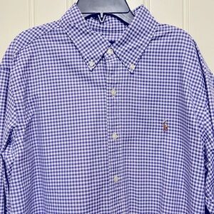 Men’s long sleeve Polo button down shirt